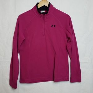 UA Womens 1/4 Fleece Zip Pullover